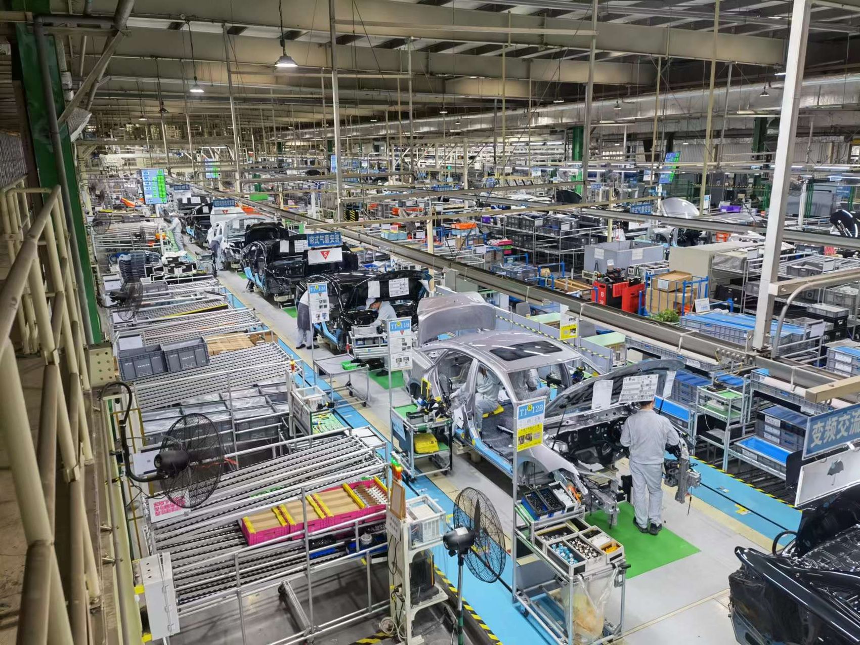 四川一汽丰田汽车有限公司闭环生产现场(商务厅供图)