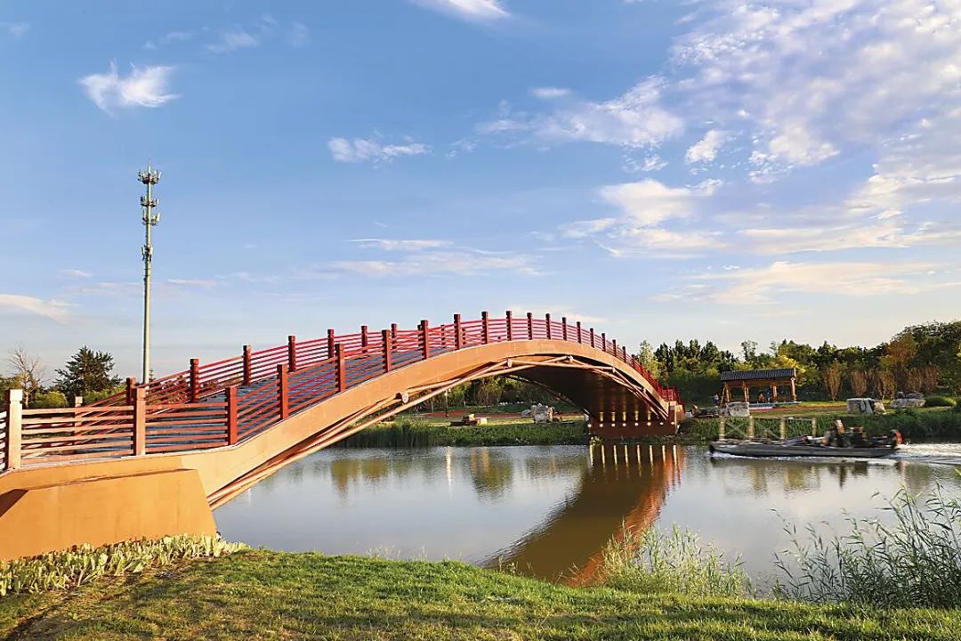 京杭大运河沧州中心城区段6座步行桥正式命名自南向北分别为九河桥,佟