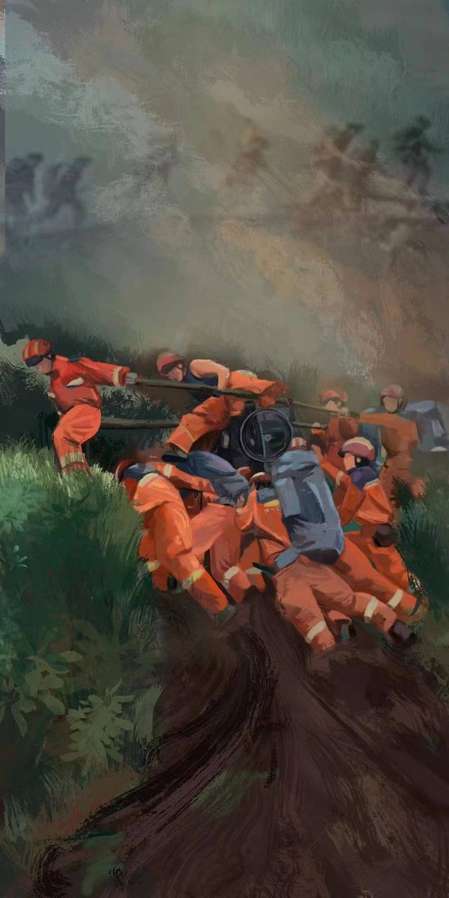 用画笔致敬英雄 传递抗震救灾一线感恩奋进力量_新浪财经_新浪网