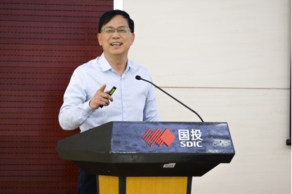 　　国资委中央企业智库联盟创盟副理事长兼秘书长彭建国做主题分享