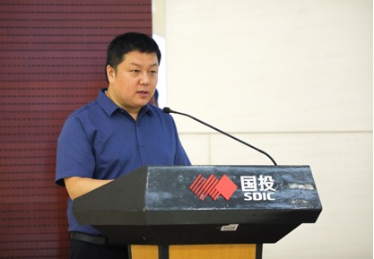 　　国投人力副总经理秦文虎主持活动
