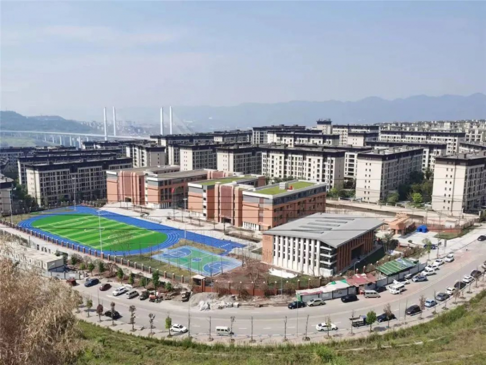 锦林小学航拍全景图