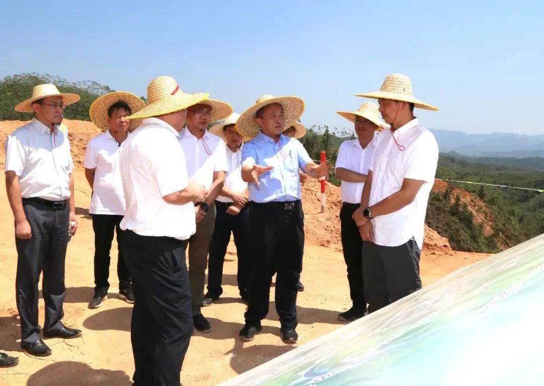 今日,市委副书记,代理市长陈志清到新丰县调研重点项目建设工作,强调