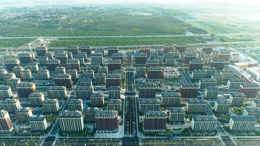 容西片区安置房全景.