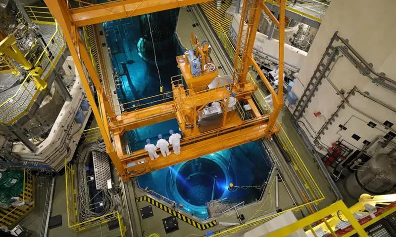 中核集团福清核电6号机组装料图片来源:中国核工业集团有限公司