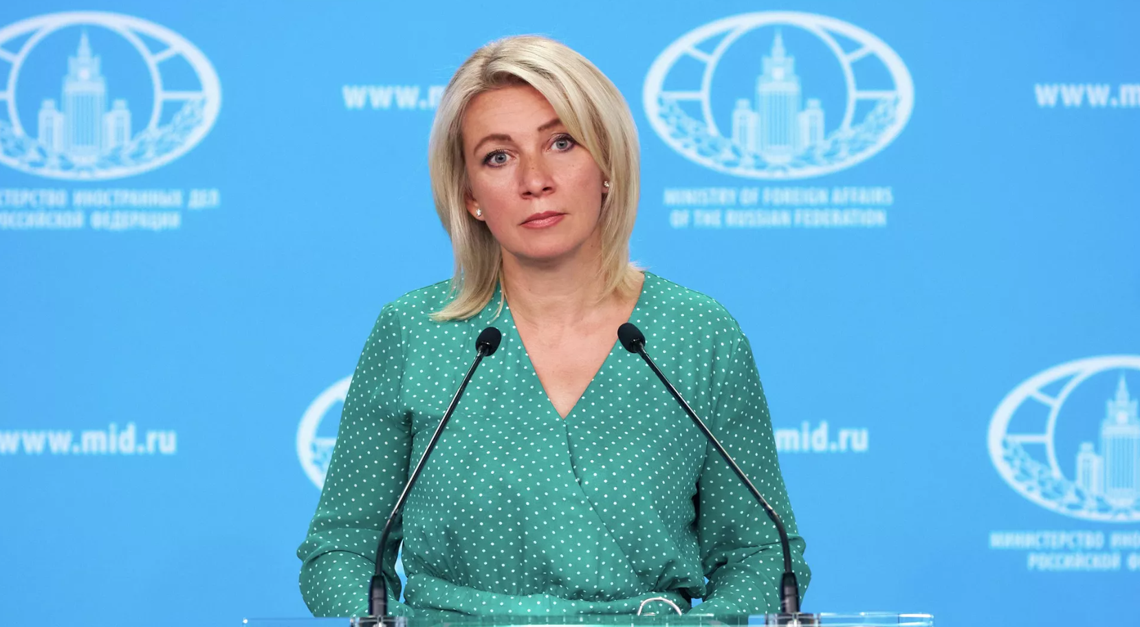 扎哈罗娃 俄媒资料图