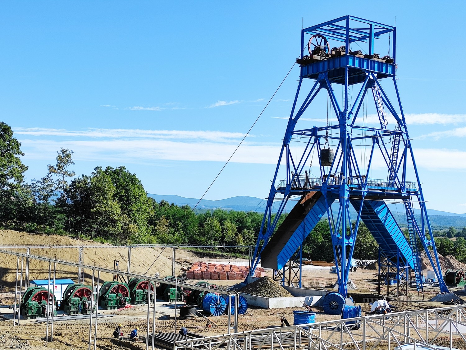 中煤矿建集团施工的塞尔维亚铜金矿项目