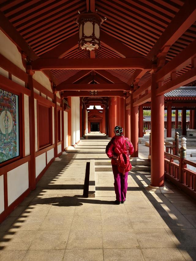 2021年元旦,刘艺在普陀山。受访者供图