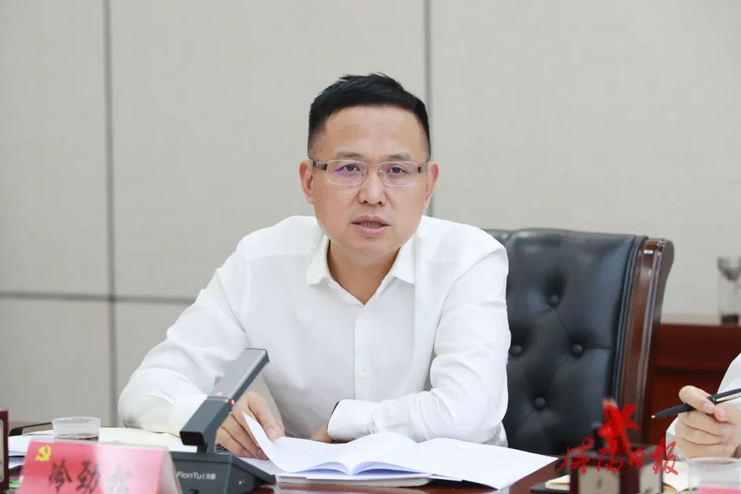 市长,领导小组组长冷劲松讲话.