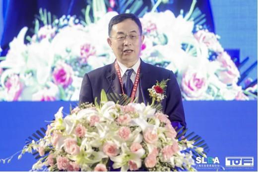 　　▲复旦大学上海医学院副院长朱同玉为论坛致辞