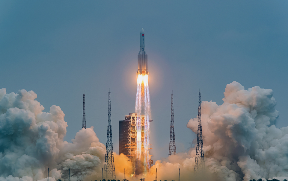 中国空间站天和核心舱发射(资料图)