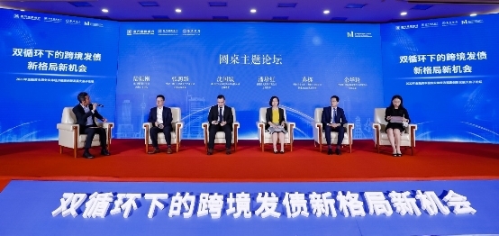 　　(图10 双循环下的跨境发债新格局新机会圆桌论坛)