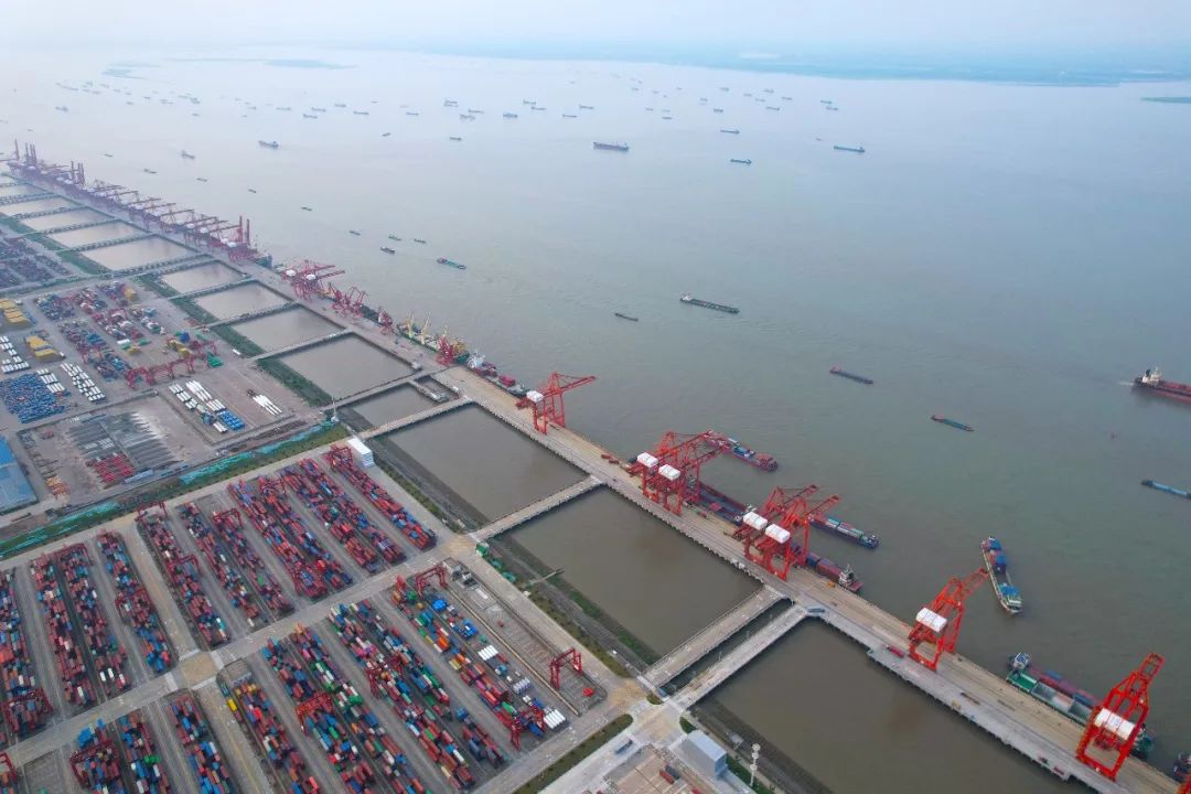 图为太仓港全景.(吴泽宁&nbsp;摄)