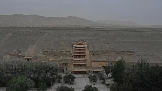 2020年9月18日，敦煌莫高窟。新京报记者 陈杰 摄