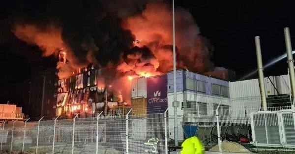 　　OVH机房失火。图源：互联网