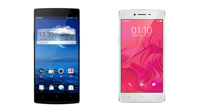 （OPPOFind7、OPPOR7）