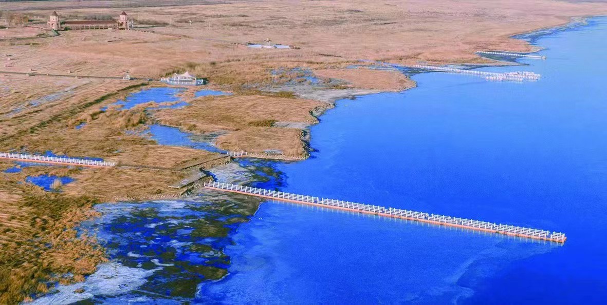 塞外天池那一抹"蒙电绿" ——岱海生态应急补水项目电源接入工程完工