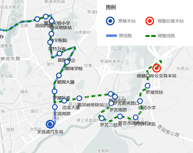 333线调整路段示意图