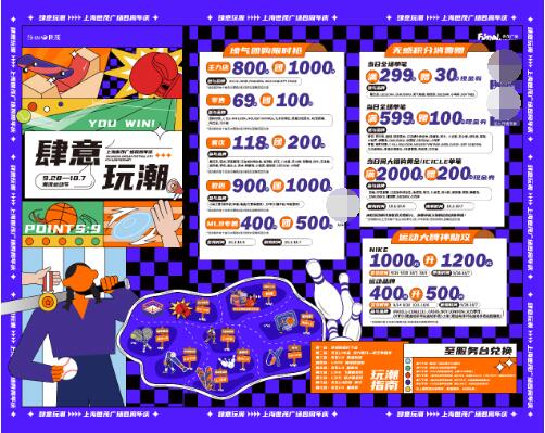 　　(上海世茂广场四周年 店庆促销海报)