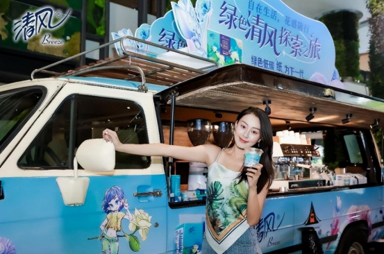 清风移动公路咖啡车