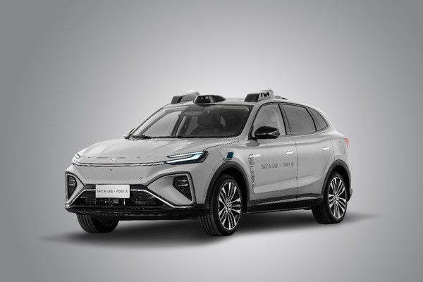 　　小马智行与上汽 AI LAB联合打造的全无人自动驾驶概念车