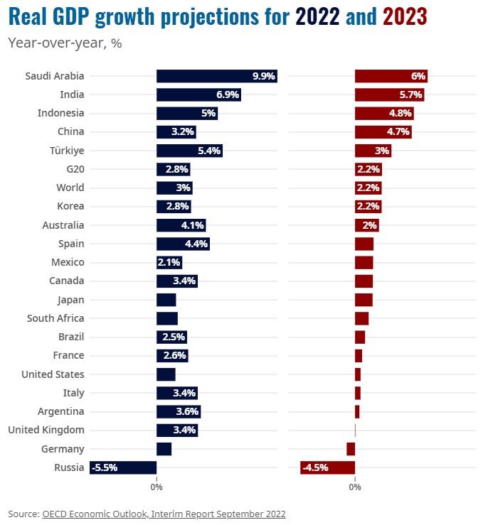 经合组织:明年全球经济下行风险大增长预测降至2.2%|经合组织_新浪财经_新浪网