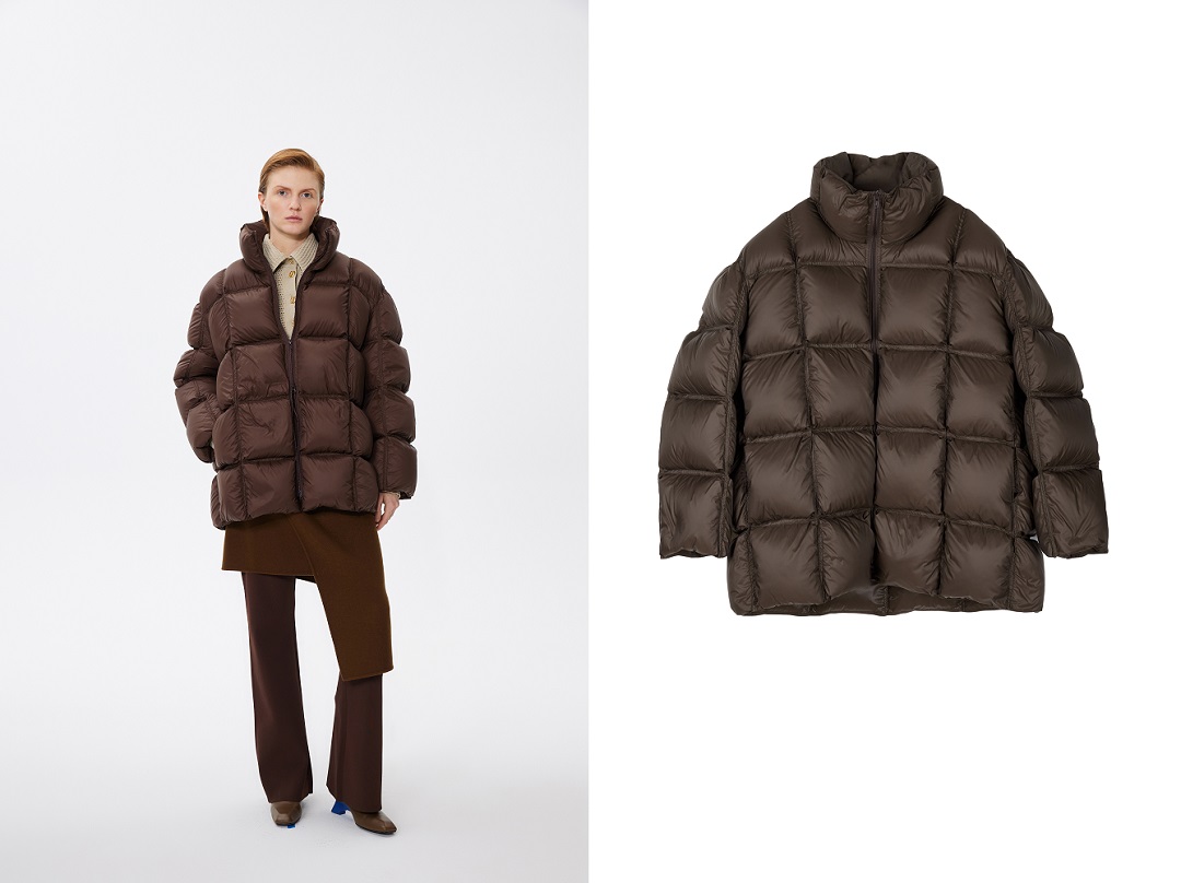 于朦胧穿的棉服叫什么