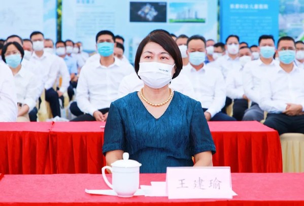 　　凯普生物总裁王建瑜出席开工活动