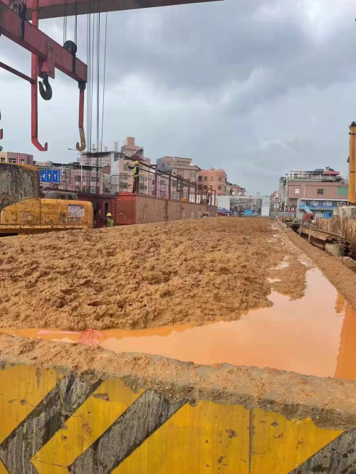 地铁盾构渣土料