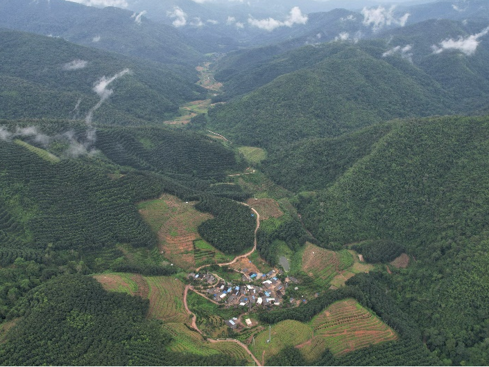 　　云南省西双版纳傣族自治州倒淌箐村