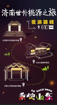 ▲山东省文化和旅游厅联合美团推出的夜游路线 图片来源:美团