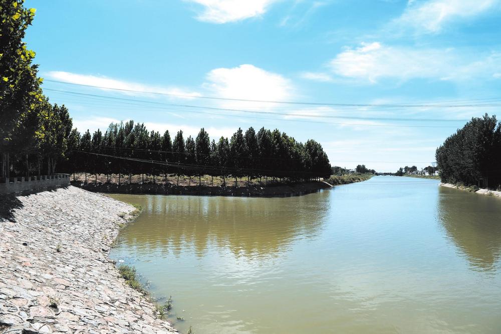 美丽的滏阳河. 邯郸新闻传媒中心记者 范文平摄