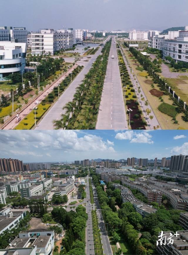 10组对比图片看中山火炬开发区三十年发展变迁