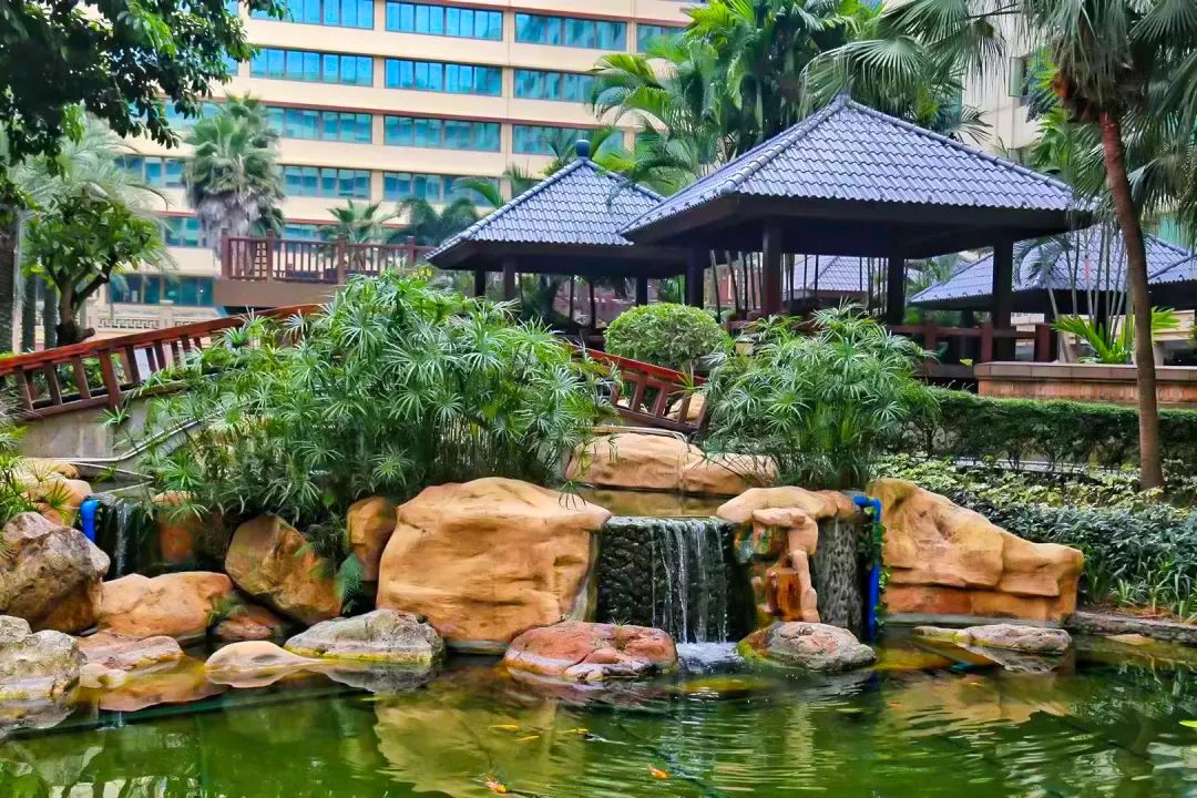 　　▲ 图源：东方宾馆中庭花园