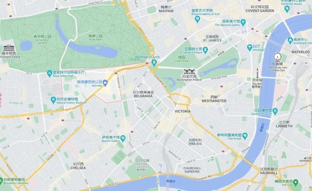 抗议地点距离白金汉宫仅2公里之遥