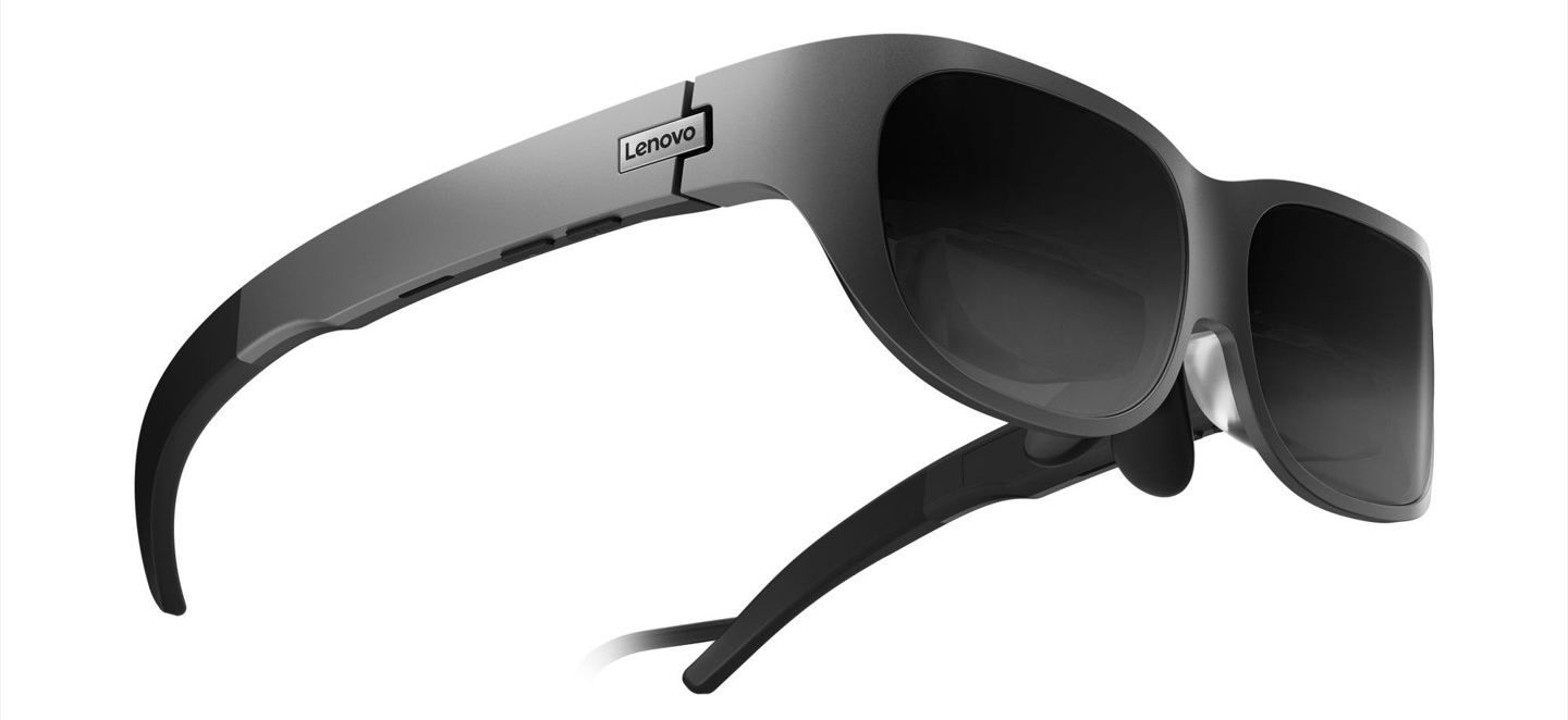 “眼镜”联想预热新款YOGA智能眼镜T1：把81英寸大屏装进口袋