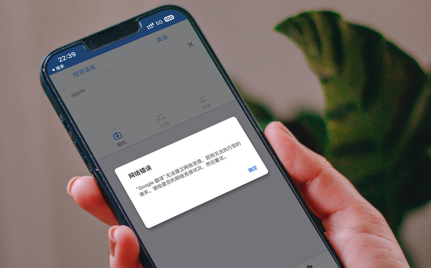 　　甚至翻译不出一个苹果