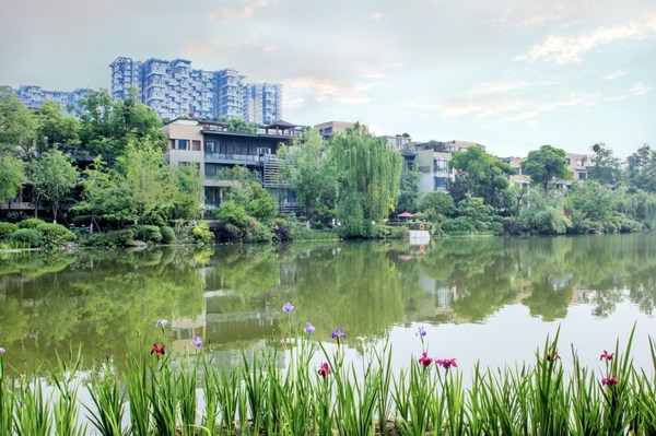 　　成都纯水岸实景图