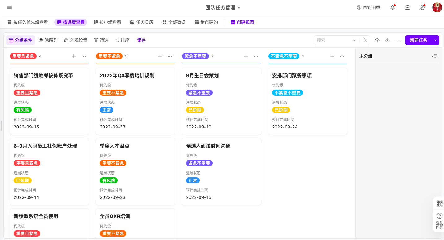 　　图片来源:伙伴云自定化周报模版-团队任务管理