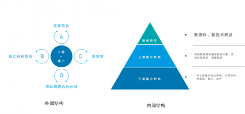 　　上美集团科研部门的内外结构