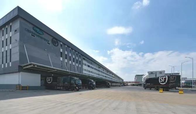 順豐華南航空樞紐 圖片來源：「廣州空港發佈」公眾號