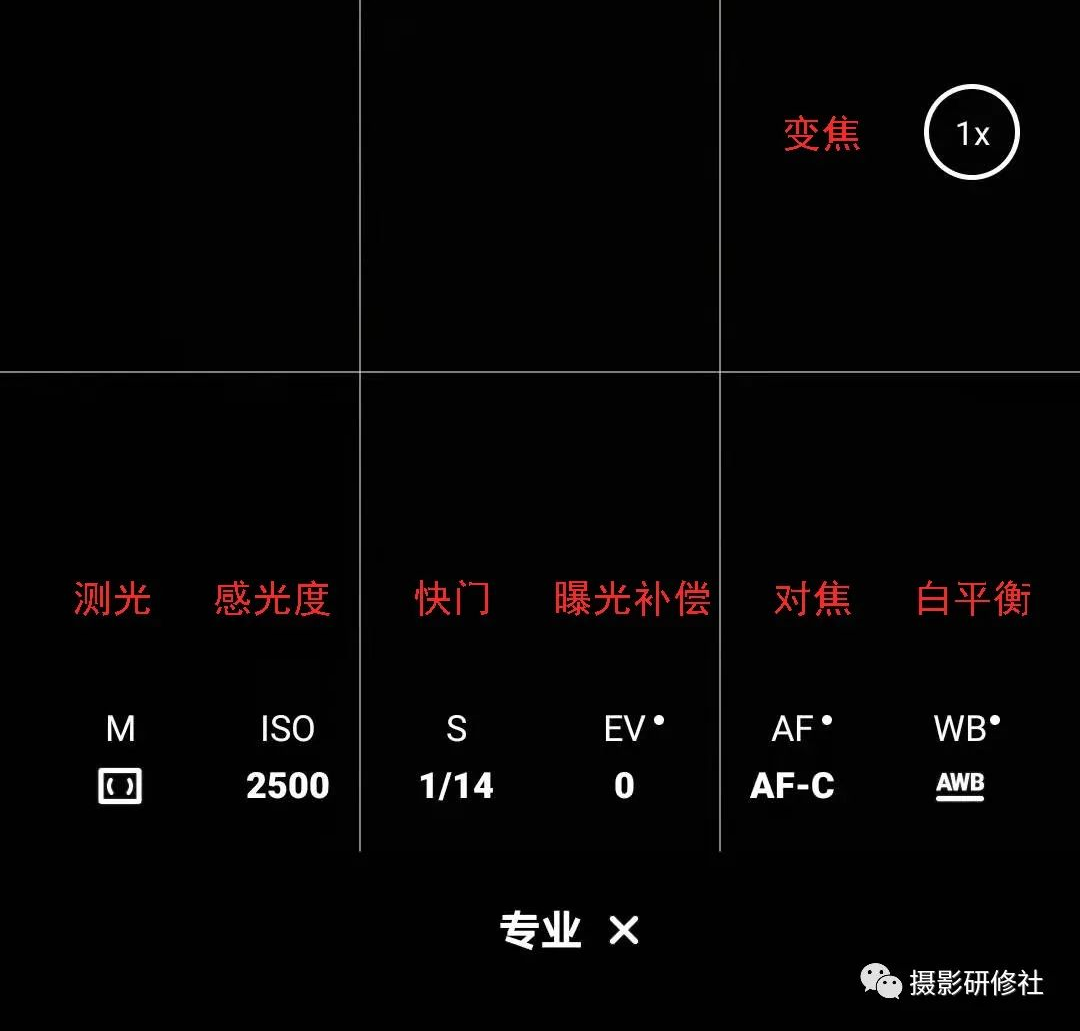 “测光”手机专业模式拍照，各种参数及用法讲解