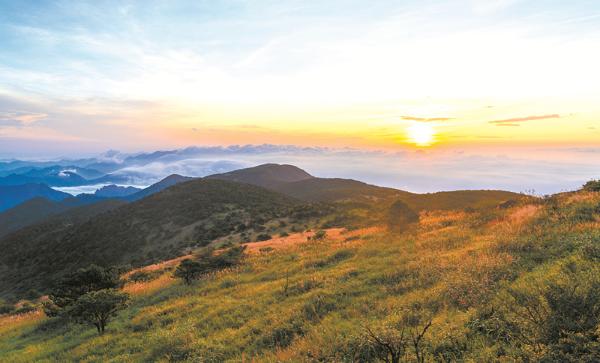 黄岗山日出 武夷山国家公园(江西片区)供图