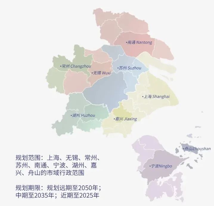 上海广漠市圈策划范围泄漏图 图片起头:上海市人民政府网站