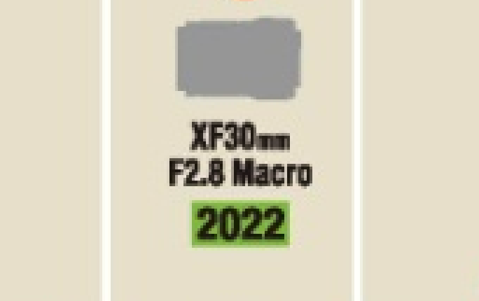 消息称富士新款XF30mmF2.8 R Macro镜头下月发布