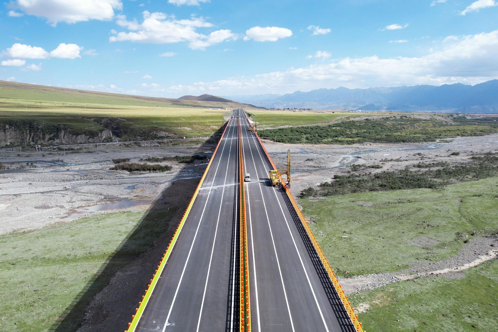 青海扁门高速公路盘坡至浩门段正式通车|青海省|高速公路|张掖市_新浪