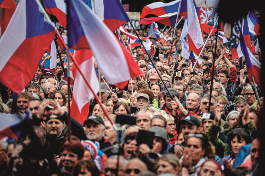 ·今年9月28日，捷克布拉格爆发示威活动，民众抗议政府应对能源危机不力。