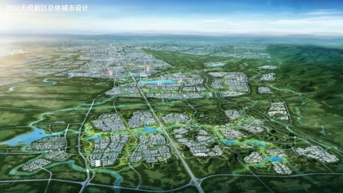 　　四川天府新区总体城市设计 / 图片由匡晓明提供