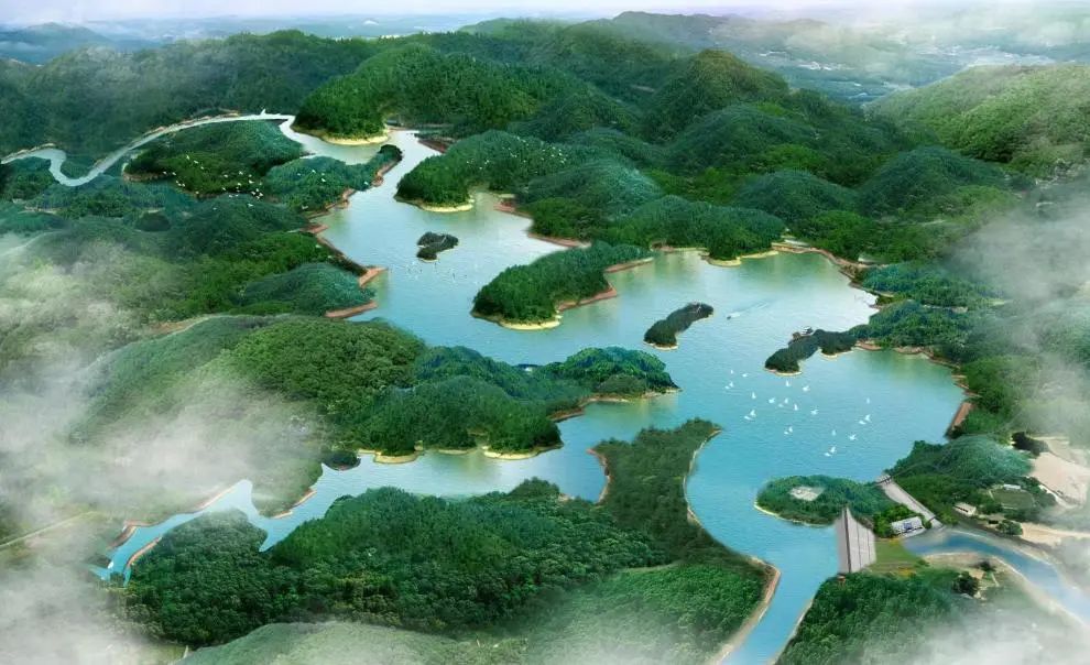 开化水库效果图