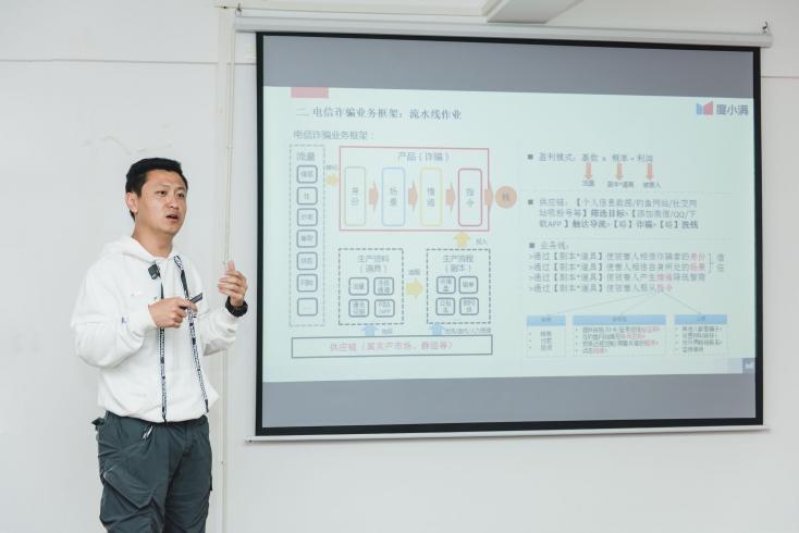 　　度小满乡村公益讲师在培训现场